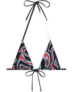 PUCCI Bikini Con Estampado Labirinto - Blanco
