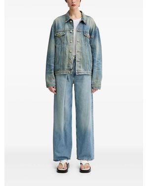 Won Hundred Pleated Jeans - Blue
