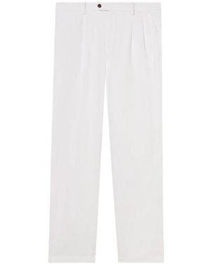 Brooks Brothers Double-Pleat Trousers - White
