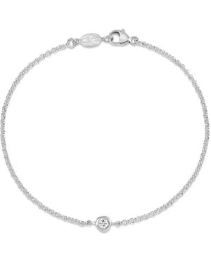 Dower & Hall Dewdrop Sapphire Bracelet - White