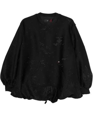 Hui Milano Embellished Sweatshirt - Black
