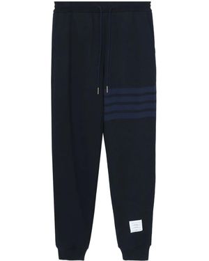 Thom Browne Jogginghose Mit Streifen - Blau
