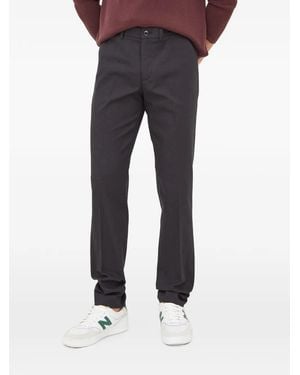 Sisley Polka-Dot Tailored Trousers - Blue