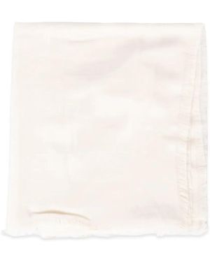 Elisabetta Franchi Bufanda Con Logo En Jacquard - Neutro