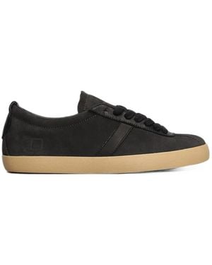 Date Paneled Sneakers - Black