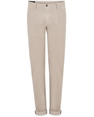 Mason's Button-Fastening Pants - Natural