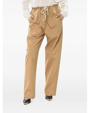The Row Drawstring-Waist Pants - Natural