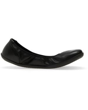 Groundies Lily 3.0 Leather Ballet Flats - Black