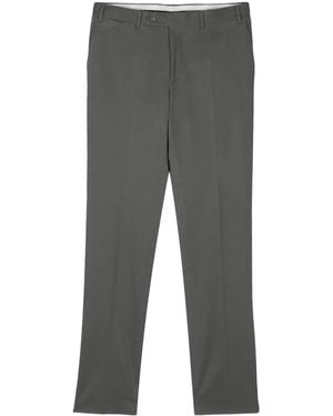 Canali Straight-Leg Trousers - Grey