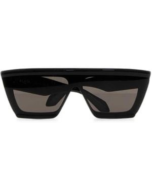 Alaïa Geometric-Frame Sunglasses - Black
