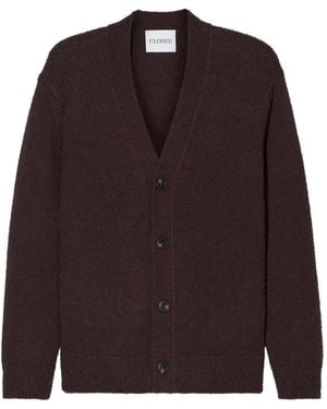 Closed Strukturierter Cardigan Mit Knopfleiste - Braun