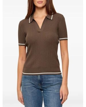 ARMANI EXCHANGE Jersey De Punto De Ochos Y Manga Corta - Negro