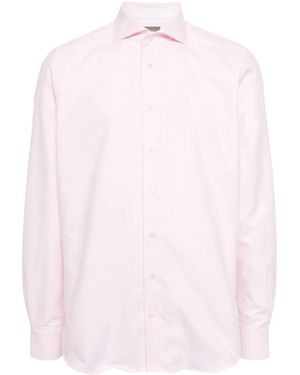 N.Peal Cashmere Cannes Flannel Shirt - Pink