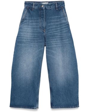 Studio Nicholson Chalco Cropped Jeans - Blue