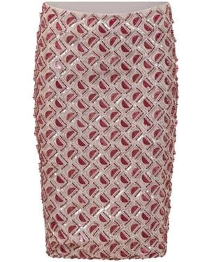Des Phemmes Embellished Skirt - Pink