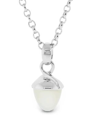 Tamara Comolli Mikado Bouquet Moonstone Pendant - White