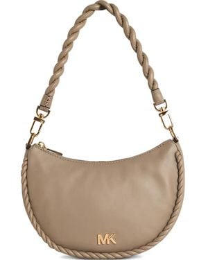 MICHAEL Michael Kors Braided-Trim Leather Shoulder Bag - Multicolor