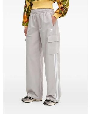 adidas Pantalon De Jogging À Rayure Et À Poches - White