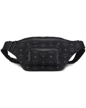 MCM Fursten Gürteltasche Mit Monogrammmuster - Schwarz