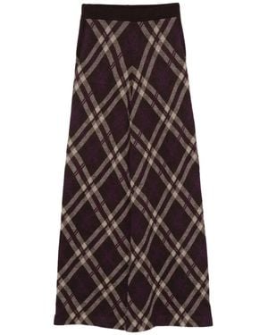 Eric Bompard Elasticated Tartan Palazzo Pants - Multicolor