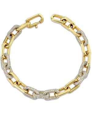 SHAY Diamond Cable-Link Bracelet - Metallic