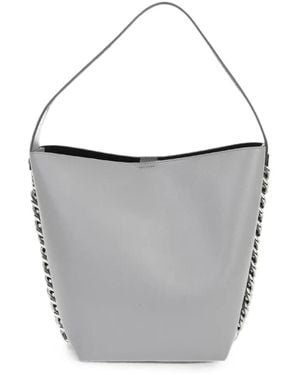 Givenchy Leather Shoulder Bag With Chain Detail - White