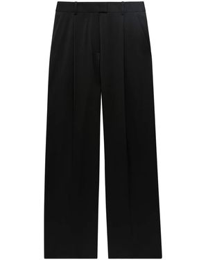 Another Tomorrow Relaxed Wide Leg Pant - Black