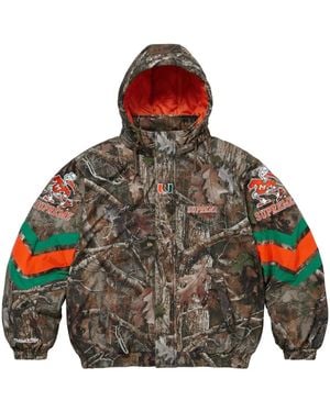 Supreme Bomber Ncaa Stadium X Mitchell & Ness - Grigio
