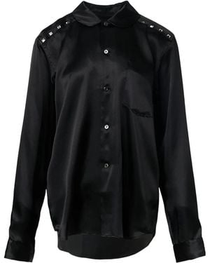 COMME DES GARÇON BLACK Studs Long-Sleeve Shirt - Black