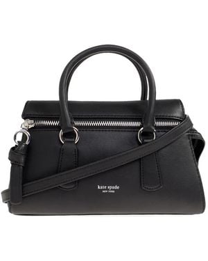 Kate Spade Bond Zip-Fastening Leather Tote Bag - Black