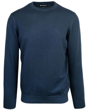 Barbour Logo-Embroidered Sweater - Blue