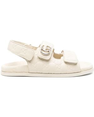 Gucci Leather Sandals - Natural
