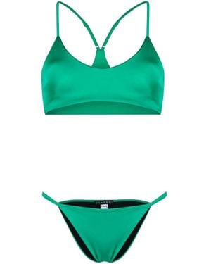 Manokhi Low-Rise Stretch Bikini - Green