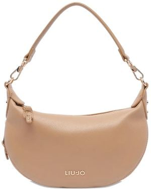 Liu Jo Small logo-lettering shoulder bag - Weiß