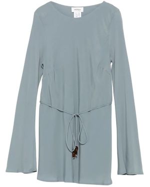 Ottod'Ame Klassische Bluse - Blau
