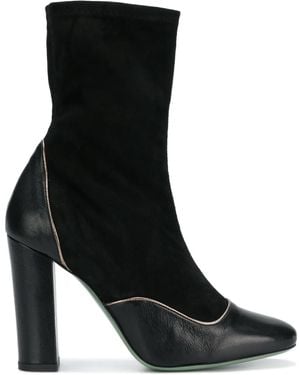 Paola D'arcano Sock-style Ankle Boots - ブラック