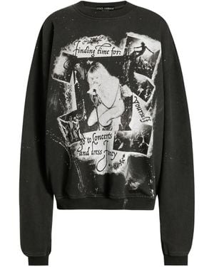 Dolce & Gabbana プリント スウェットシャツ - ブラック