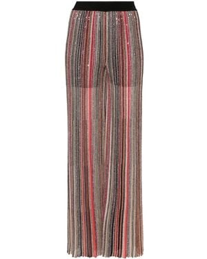 Missoni スパンコール フレアパンツ - パープル