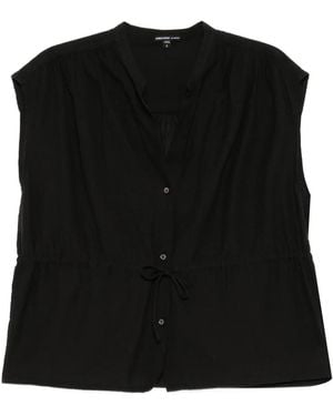 James Perse Sleeveless Shirt - Black