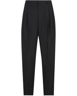 Saint Laurent Slim-Fit Wool Pants - Black