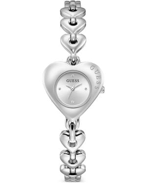 Guess Valerie Heart 28 Mm Horloge - Wit