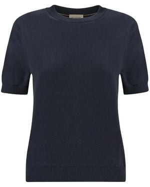 Paul & Shark Kurzärmeliger Fresco Pullover - Blau