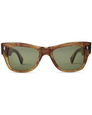 Mr. Leight Duke S Square-Frame Sunglasses - Brown