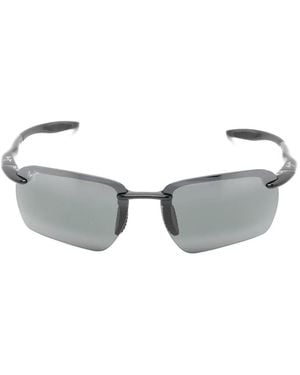 Maui Jim Ho'Okipa Ultra G Rectangular-Shape Sunglasses - Grey