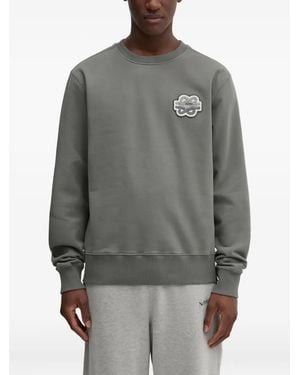 Filling Pieces Sweatshirt mit Patches - Grau