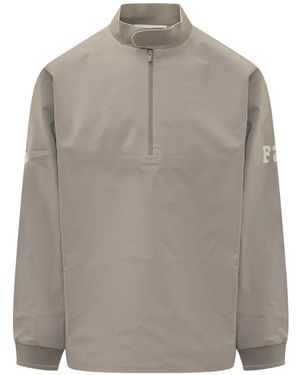 Fear Of God Half-Zip Track Jacket - Grey