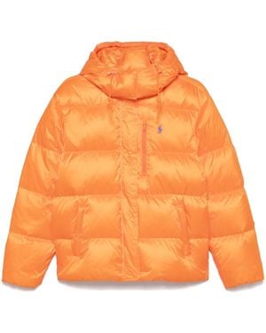 Polo Ralph Lauren Water-repellent Quilted Puffer Jacket - Orange