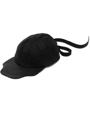 Julius Baseballkappe Aus Denim - Schwarz