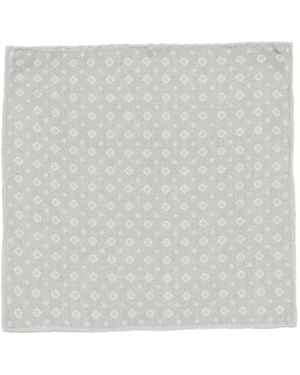 Eleventy Printed Pocket Square - Grey