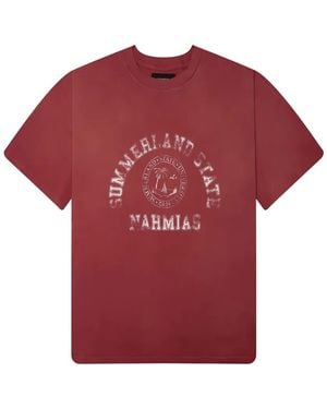 NAHMIAS Summerland State T-Shirt - Red